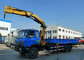 High Performance Truck Mounted Hydraulic Crane With Telescopic Boom 7.3 m supplier