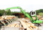 Transporting Round Timber Material Handler Equipment , Scrap Handling Equipment With Trailers Log Handling Machine supplier