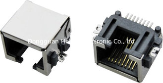 China 8P8C RJ45 connectors, SMT, shielded, sinking plate type supplier