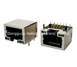 China Very low profile tab-down RJ45 connector shielded without LED, H=11.5mm supplier