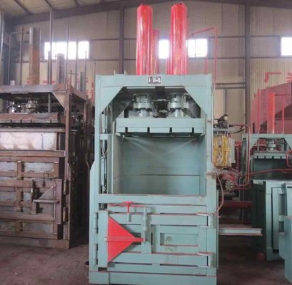 China Double Cylinder Vertical Type Baler for Pressing waste paper and waste plastic with small capacity supplier