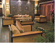Lobby Aera Furniture,Rattan/Wicker Sofa and Coffee Table,RA-009 supplier
