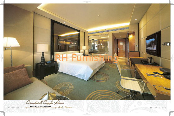 Modern Hotel Bedroom Furniture,Standard Single Room Furniture SR-001 supplier