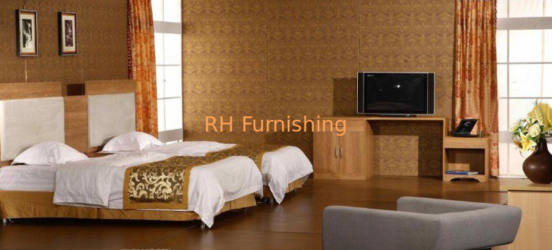 MDF Hotel and Luxury Apartment Furniture,Fabric Pad,Solid Headboard,Mattress,TV Stand/Cabinet,Luggage Table,Desk, supplier