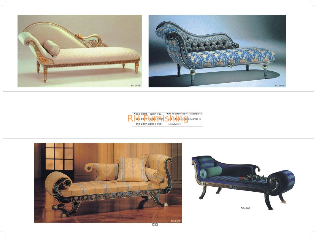 Hotel Furniture,Classical Chaise Lounge Sofa supplier