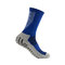 custom made anti slip grip crew football sports socks supplier
