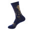 Personalized High Quality Seamless Jacquard Knit Cartoon Novelty Men Cotton Crew Socks supplier