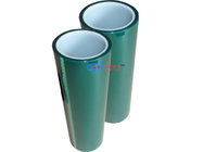 Silicone adhesive Green Polyester tape