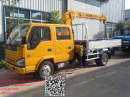 Isuzu 600P Brand New Dongfeng Truck Mounted Crane Xcmg Crane 3.2Tons