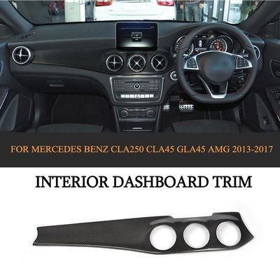 RHD Carbon Fiber Interior Dashboard Trim for Mercede s Ben z CLA-CLASS CLA250 CLA45 AMG