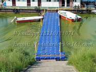 plastic bridge floating pontoon