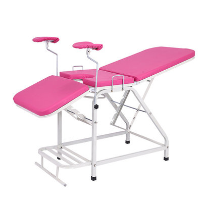 Steel coating gynecology bed for examination obstetric delivery table supplier