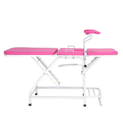 Steel coating gynecology bed for examination obstetric delivery table supplier