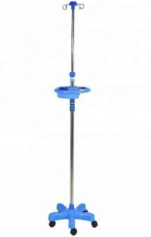 Movable Hospital Use Stainless Steel IV Stand Aluminum Alloy Cheap IV Pole supplier