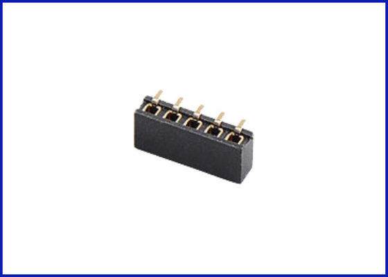 China 1.27 mm 1*5 P female socket connector supplier