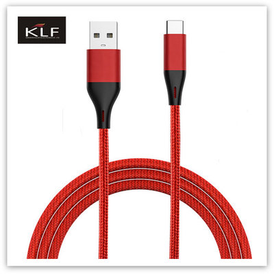 Braided fast charging data cable