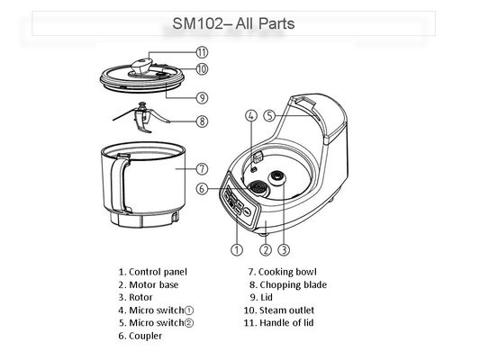 SM102 mini soup maker supplier