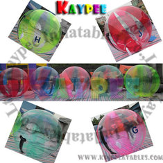 China Colour water ball,TIZIP zipper inflatable ball, water game Aqua fun park water zone KWB001 supplier