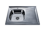 Slovakia hot sale 80*60 topmount stainless steel kitchen sinks