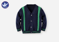 Toddler Boys Cardigan Sweaters Children V Neck School Uniform Clothing Cable Design