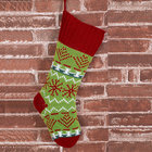 Knitted Christmas Stockings Home Decoration Candy Bag Ornament Christmas Socks