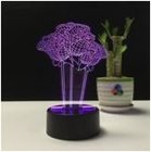7 color flashing fashionable Decoration Usage and CE Certificate Standard LED 3d illusion lamp