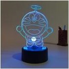 Science fiction 3D Illusion Multicolor LED Bedside Night Light Lamp with touchable Swith wholesales