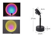 Factory Price Wholesale Projector Lamp Rain bow Atmosphere Led Night Projection Table Lamp Sunset