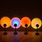 Biumart Rainbow Sunset Night Lights Aluminum USB LED Table Sunset Projection Lamp with Mailing Boxes for Decoration