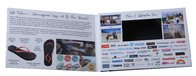 Multi Page Direct Mail Video Card , Bespoke Video Brochures Fashion Design