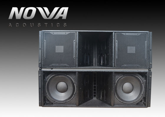 China Active Line Array Sound System , Ground Stack Line Array Powered Speakers supplier