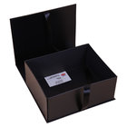 custom printed black magnetic closure foldable paper packaging cardboard gift box
