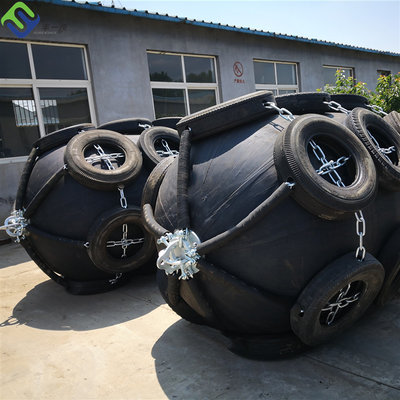 China Pneumatic Rubber Fender with Tire Net for Ship-to-Ship applications fenders for ships fender vessel supplier
