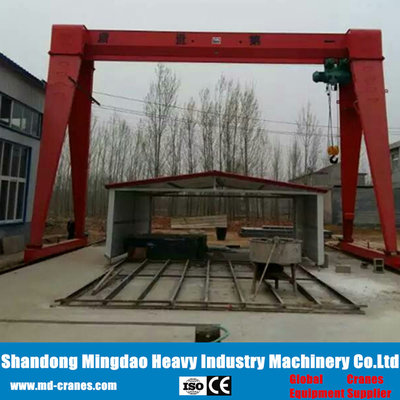 China Wire Rope Electric Hoist Lifting Single Girder Gantry Crane for Sale supplier