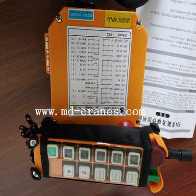 China F24-10D Radio Remote Control for Overhead Crane Gantry Crane Jib Crane supplier