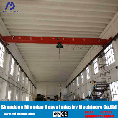 China 1-10 Ton Single Girder Electric Overhead Bridge Crane Span 5m-15m supplier