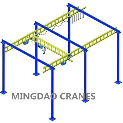 200kg 300kg 500kg Light Duty KBK Overhead Crane with Electric Chain Hoist supplier