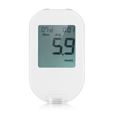 China OEM Blood Glucose Meter with Sugar Testing Strip / Lance device supplier