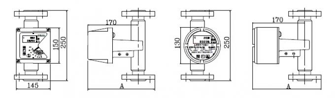 Variable area flow meter flowmeter MT100VA series from Metery Tech.