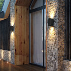 MIROLAN Indoor Outdoor Wall Light Fixture , Wall Mount Porch Light , Dual Head Up and Down Light Wall Sconce