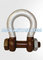 Galvanized Shape Twist Shackle Marine Clevis Forged Pear Shaped End Link Shackle For Sale supplier