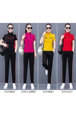Monisa women summer sports leisure  suit with short sleeves / sports casual wear / sports and leisure / lady suits