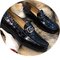 Crocodile Leather Shoes Men's Lazy Belly Beanie Shoes a Pedal Leather Men's Business Casual Shoes