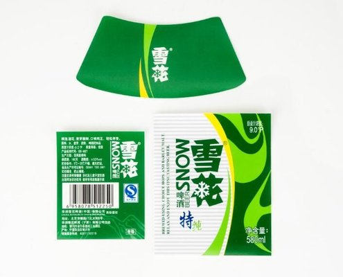 China beer label embossed beer label wrap paper Custom Bottle paper sticker printed print Wine Sticker Label supplier