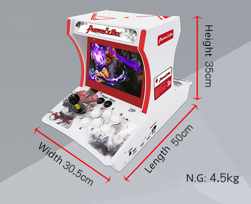 10.1 inch LCD Retro Mini Arcade Bartop for 2 players with 1500 games(Arcylic)