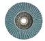Calcined Aluminium Oxide Flap Disc Abrasive Blaze R980P Coarse Grit Center Mount Plastic Flat Flap Disc supplier
