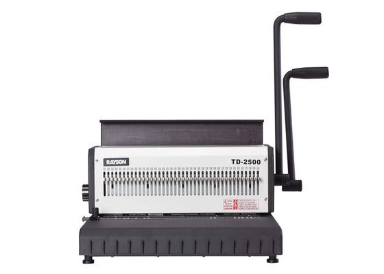 China 40 Pins Plastic Wire Binding Machines Double Loop For Printing Shop supplier