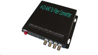 4 channel 720P AHD video over fiber multiplexer,4-ch AHD fiber transmitter&Receiver,FC/SC