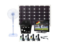 100W 60AH Solar power home system  for TV/ Satellite receiver , lighting,fan for africa