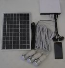 portable  solar power system Lighting Africa free power to load with LED DC bulbs and USB mobile charging